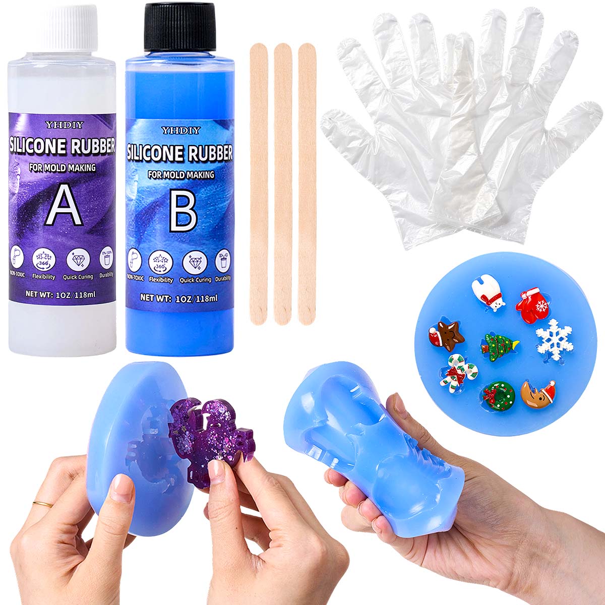 Soap Making Liquid - طقم صنع قوالب السيليكون 118 مل/296