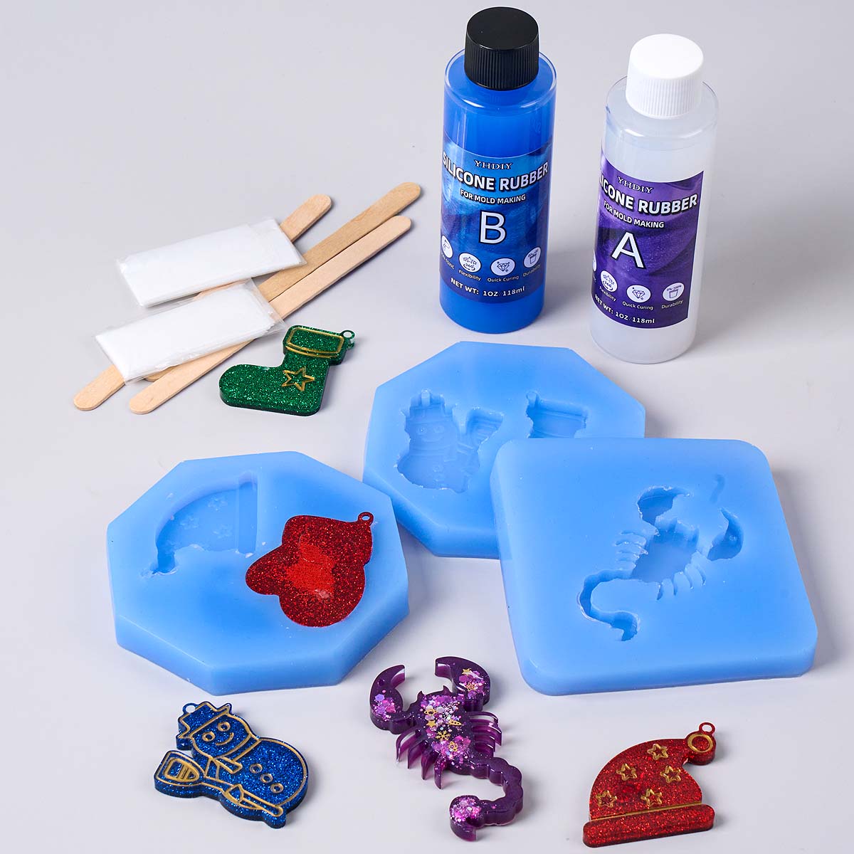 طقم صنع قوالب السيليكون 118 مل - مراجعة Soap Making Liquid وسعره