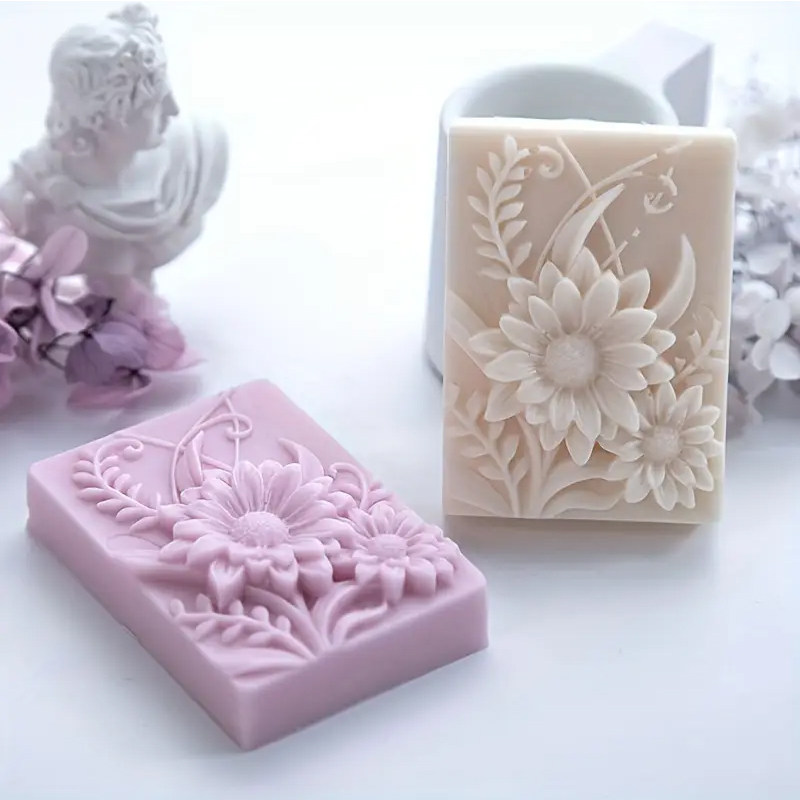 ثلاثية الأبعاد زهرة مربع الصاب - مراجعة Soap Making Scents وسعره