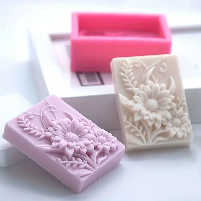 ثلاثية الأبعاد زهرة مربع الصاب - مراجعة Soap Making Scents وسعره