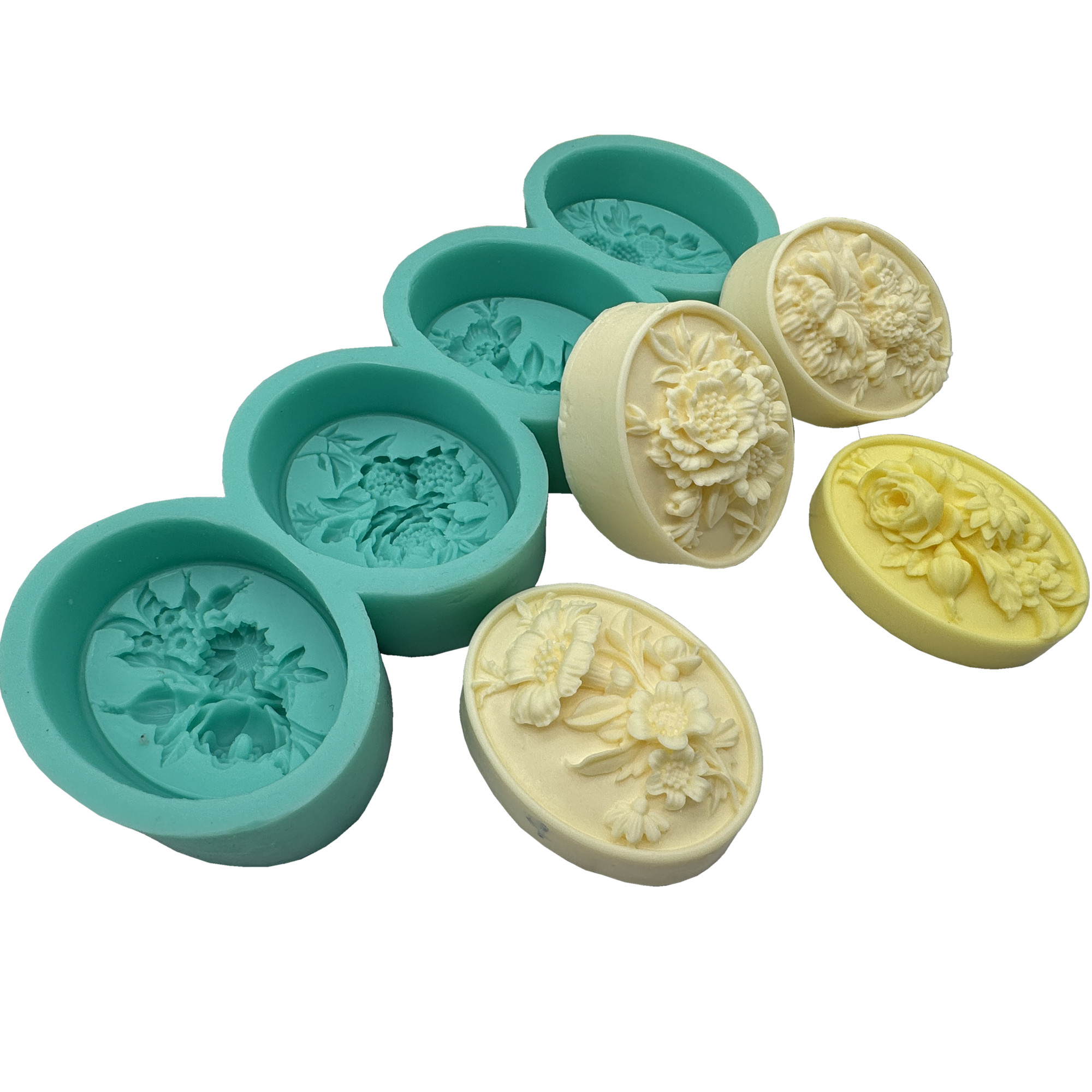 4 تجويف البيضاوي زهرة ثلاثية ا - مراجعة Soap Making Scents وسعره