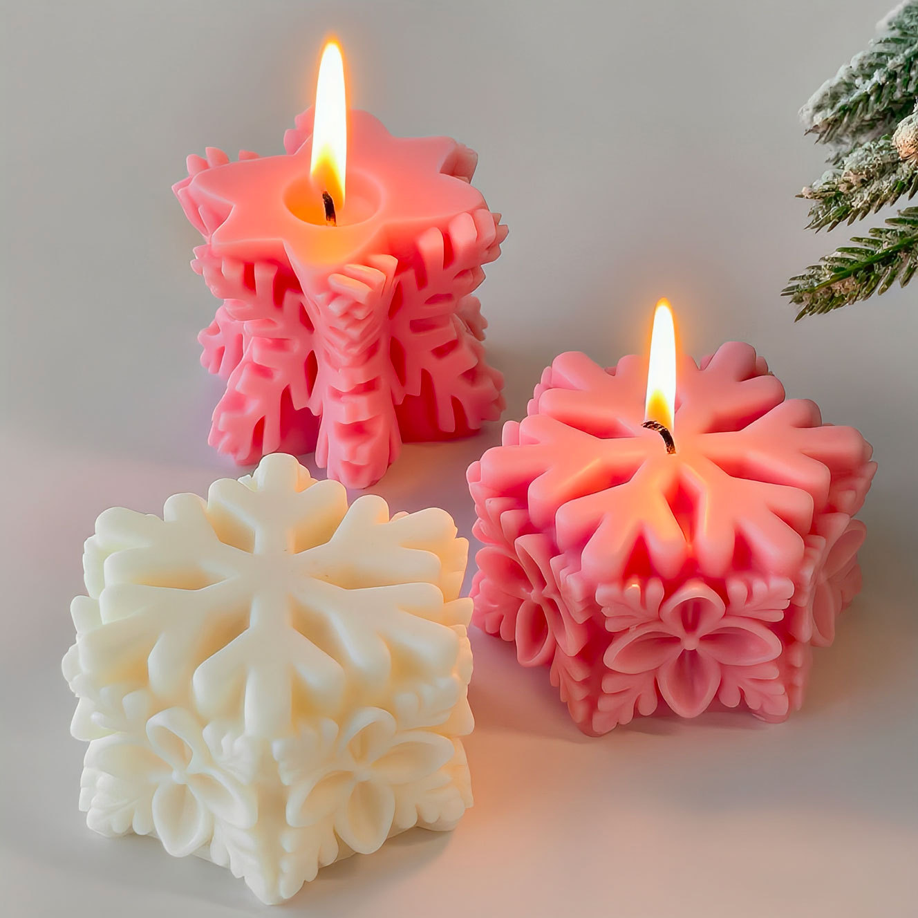 عيد الميلاد ندفة الثلج عمود قا - مراجعة Soap Making Scents وسعره